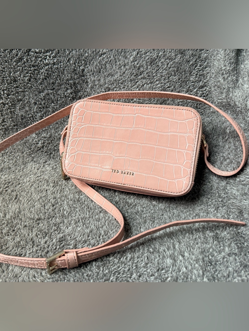 Ted Baker Stina Croc-Embossed Crossbody Bag